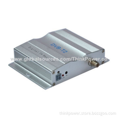 HD 60km/Hour Car DVB-T2 Freeview Television Receiver, 12V DC, 8W Power Supply